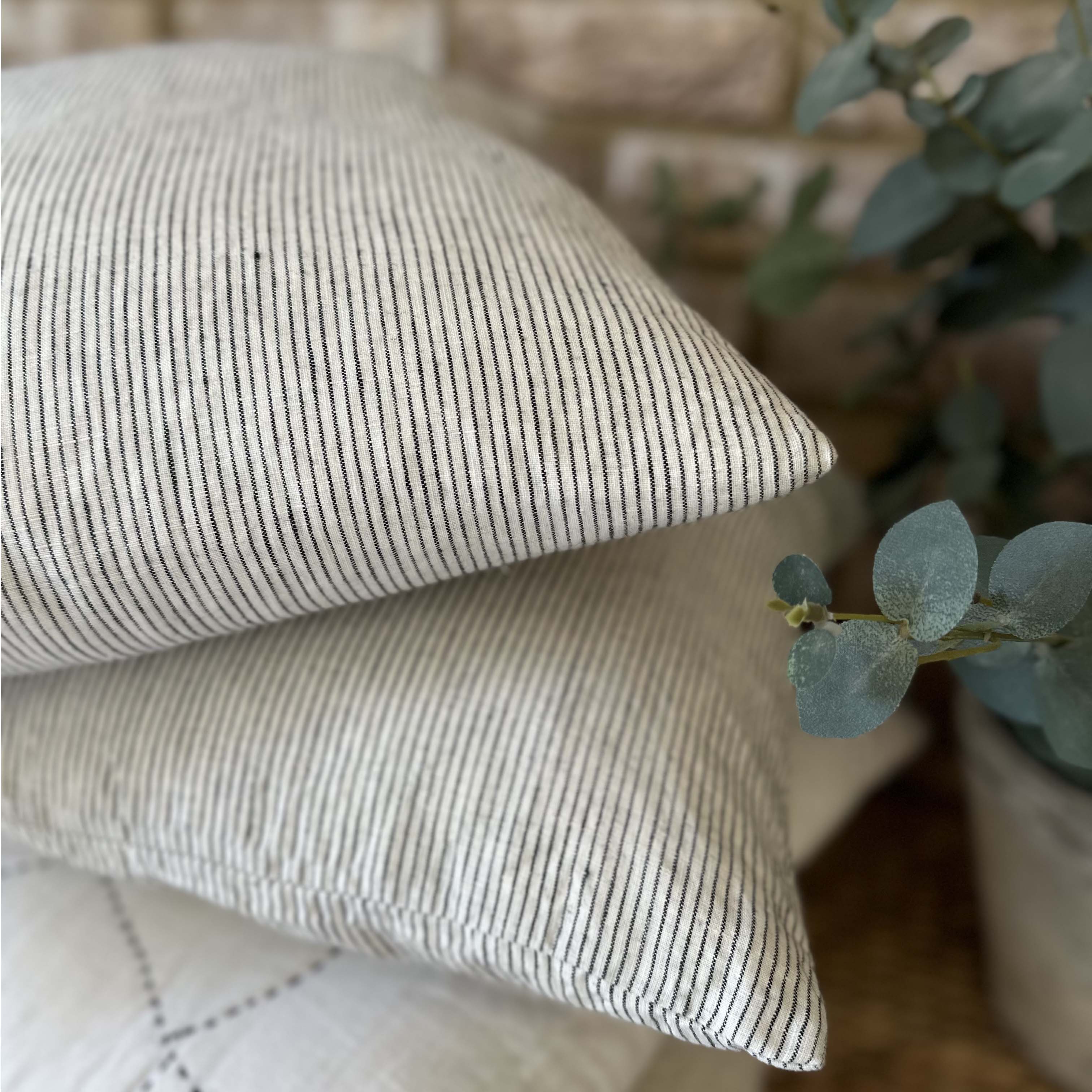 Miller Linen Cushion Lumbar Square