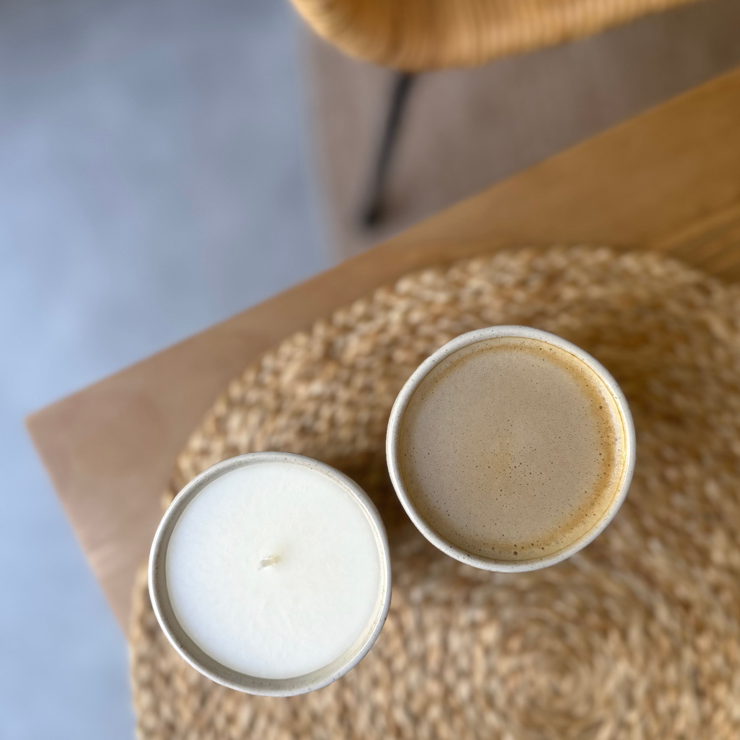 Recycled Wax Coffee Cup Candle