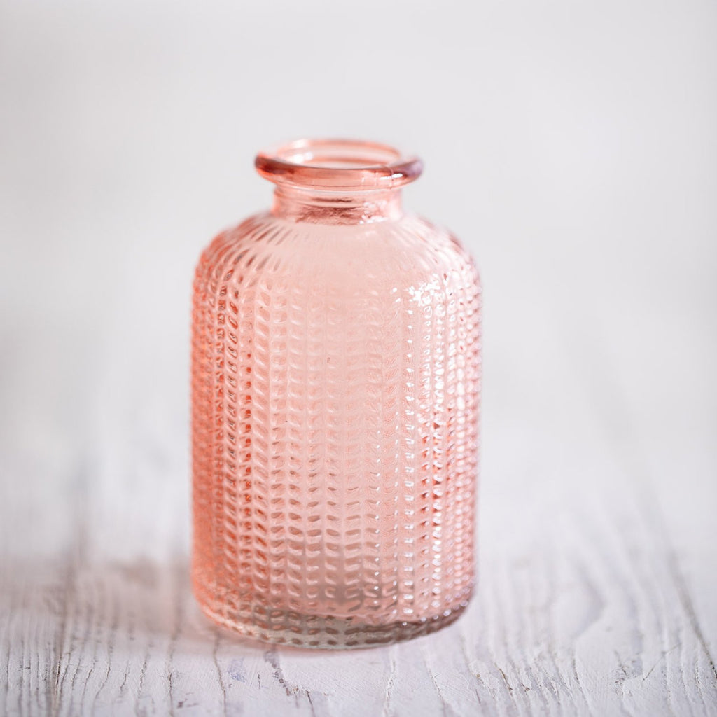 Coloured Diffuser Bottles - Peach Pink Textured image