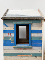 Large Wooden Handcrafted Model Beach Hut