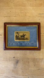 Framed Vintage Western Playing Card
