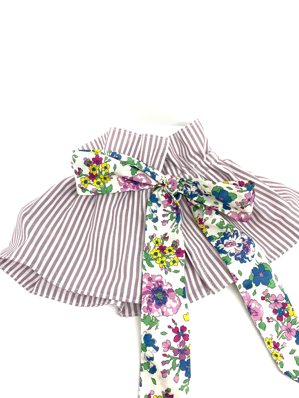 Liberty of London neck ruffle collar with bow