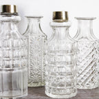 Pressed Glass Vintage Bottles image 0