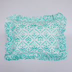 Green Trellis Cushion Cover - SALE