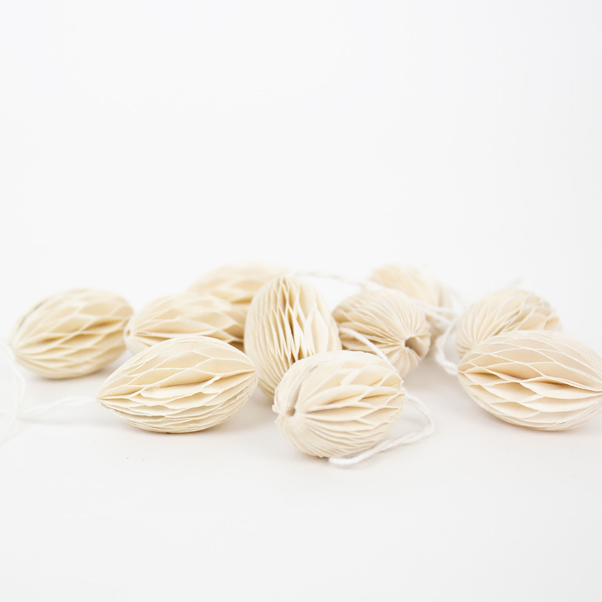 10 Paper Honeycomb Easter Egg Decorations | Fair Trade