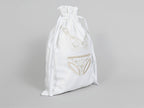 Linen Underwear Bag Natural on White