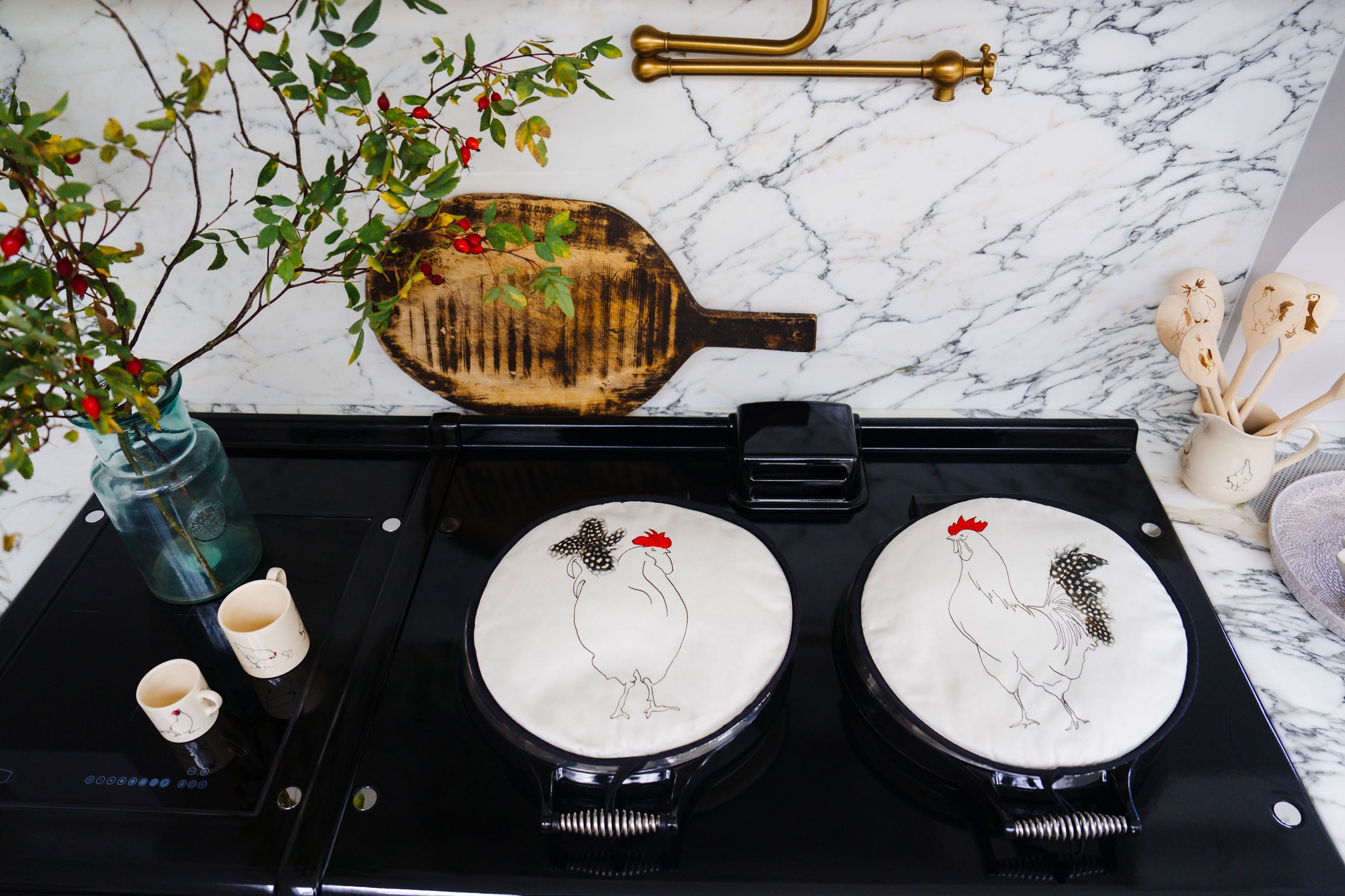 Aga Pad cockerel pair