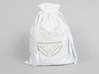 Linen Underwear Bag Natural on White