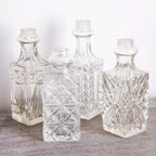 Pressed Glass Vintage Bottles image 1
