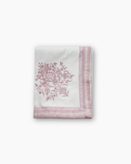 Varmala Hand Block Print Pink Tablecloth