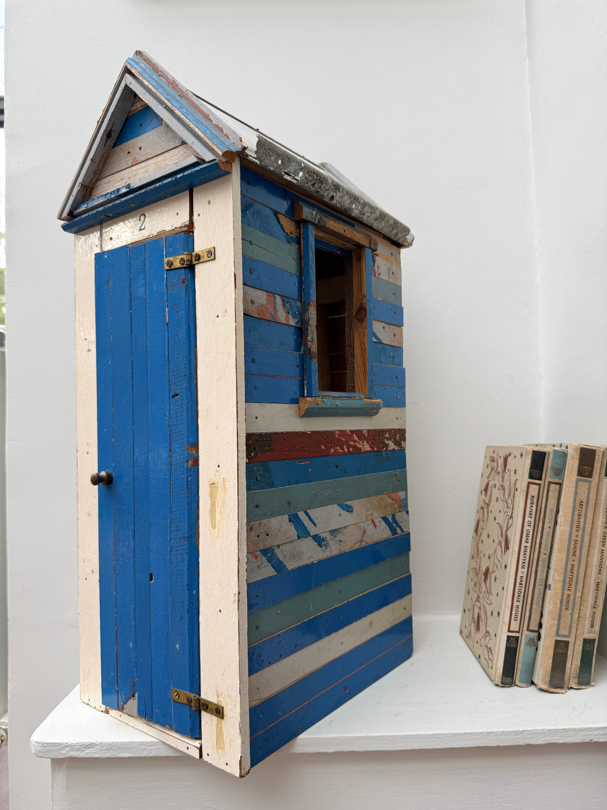 Large Wooden Handcrafted Model Beach Hut