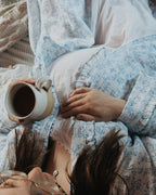 Paisley Blue Muslin Dressing Gown