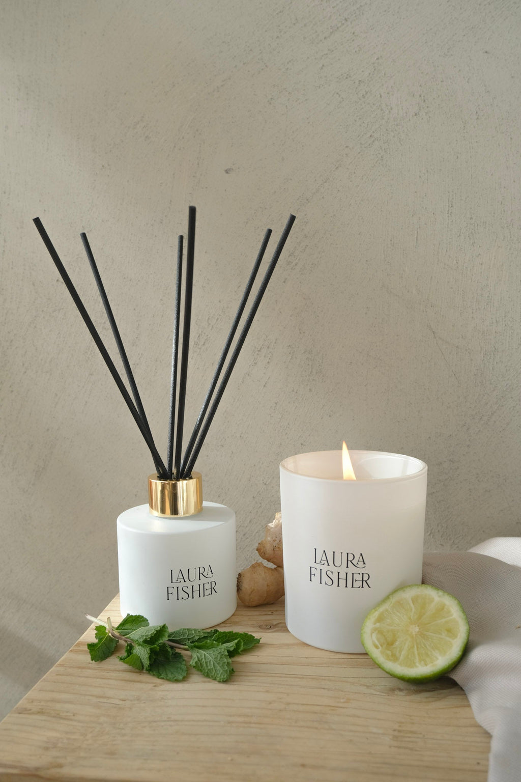 Ginger & Wild Mint Signature Soy Wax Candle