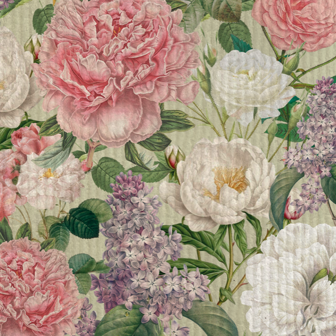 Swedish Sponge Cleaning Cloth | Assorted Floral & Botanical Designs