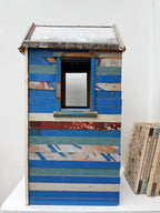 Large Wooden Handcrafted Model Beach Hut