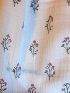 Marnie Pink and Green Organic Swaddle