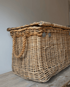 Victorian Industrial Basket On Wheels