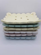 Large scalloped soap dish