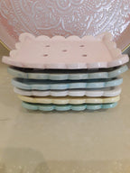 Large scalloped soap dish