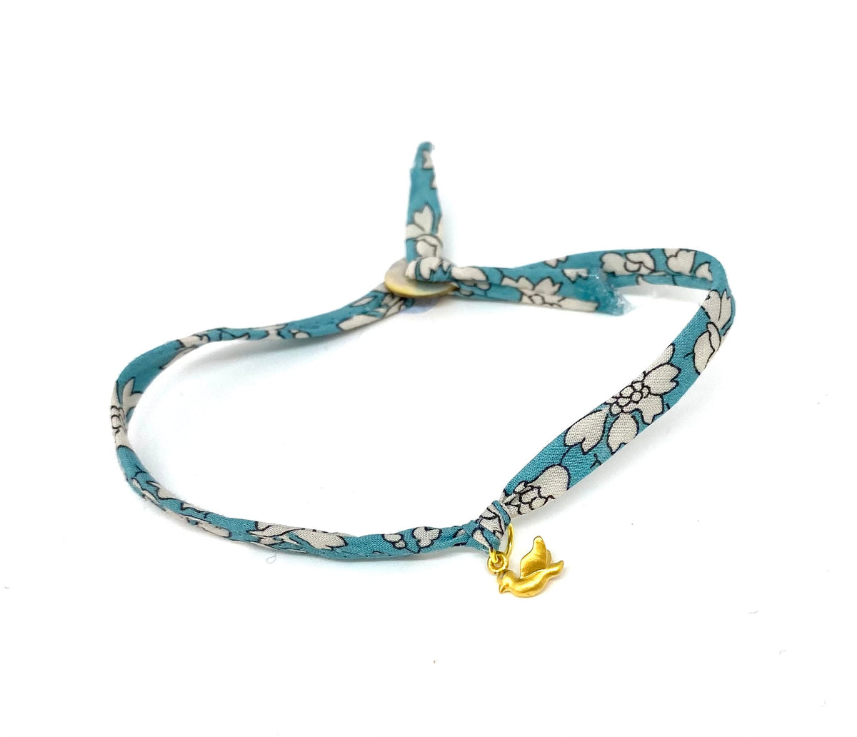 Pretty Liberty of London silver charm bracelet