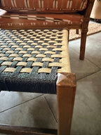 Midcentury Woven Stool 2