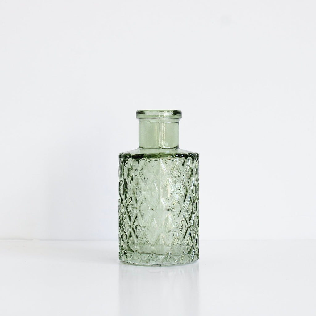 Small Geometric Diffuser Bottle - Vintage Green image
