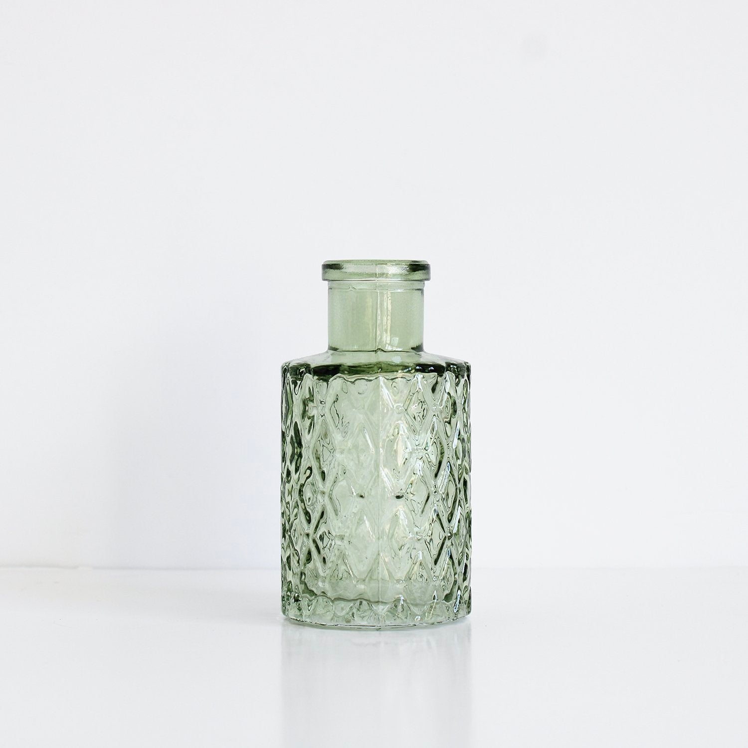 Small Geometric Diffuser Bottle - Vintage Green image