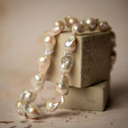 BAROQUE LARGE WHITE PEARL NECKLACE