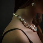 BAROQUE LARGE WHITE PEARL NECKLACE