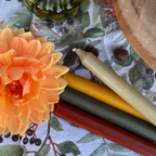 10 Dinner Candles 18cm x 22mm | Warm Autumn Mix