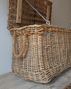 Victorian Industrial Basket On Wheels