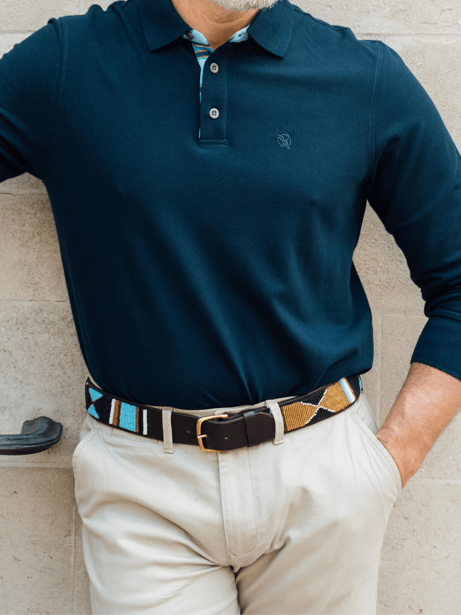 Beaded Belt - Mwezi (Wide)