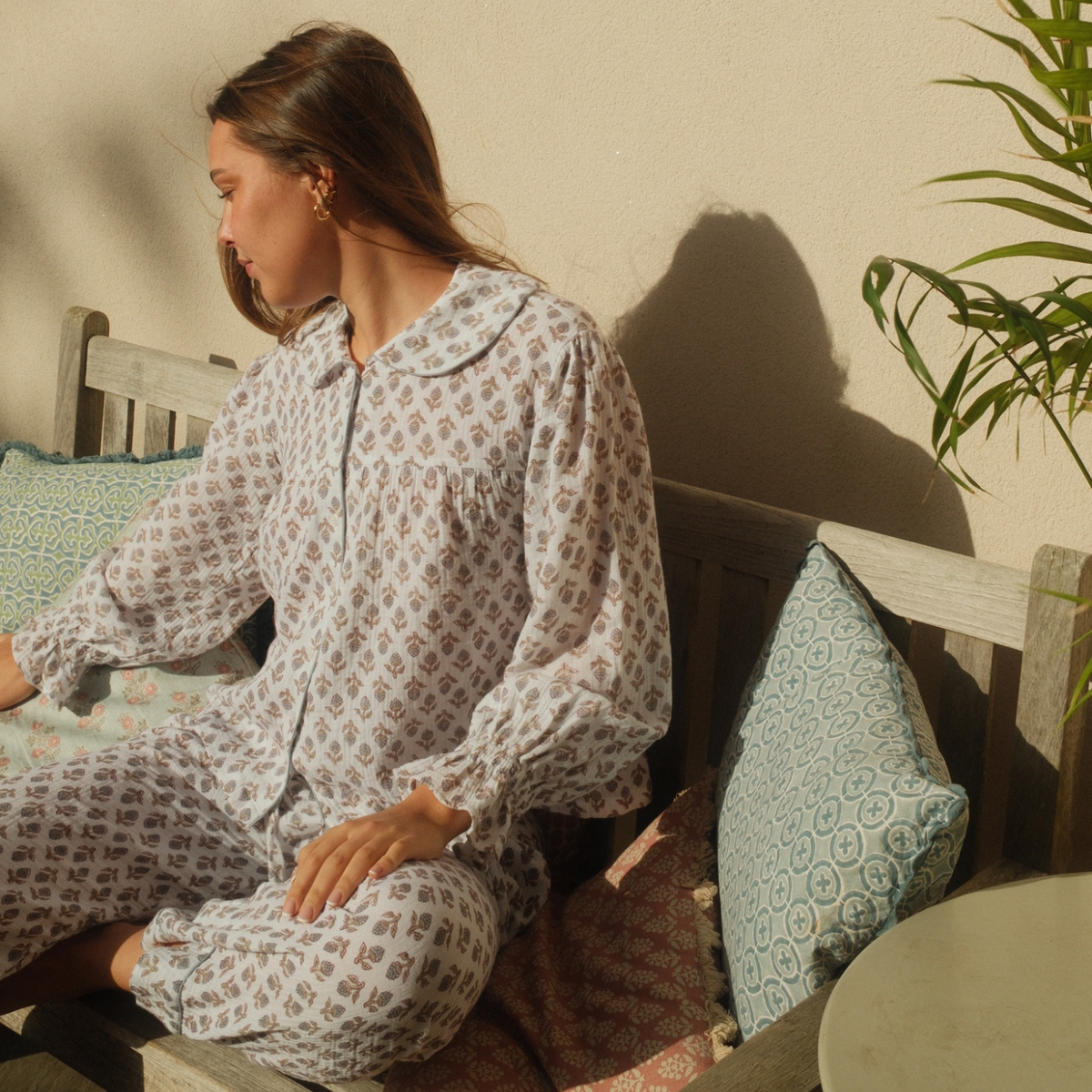 Tallis Long Muslin Pyjamas