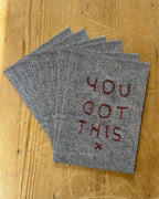 'You Got This' - A6 Embroidery Art Print