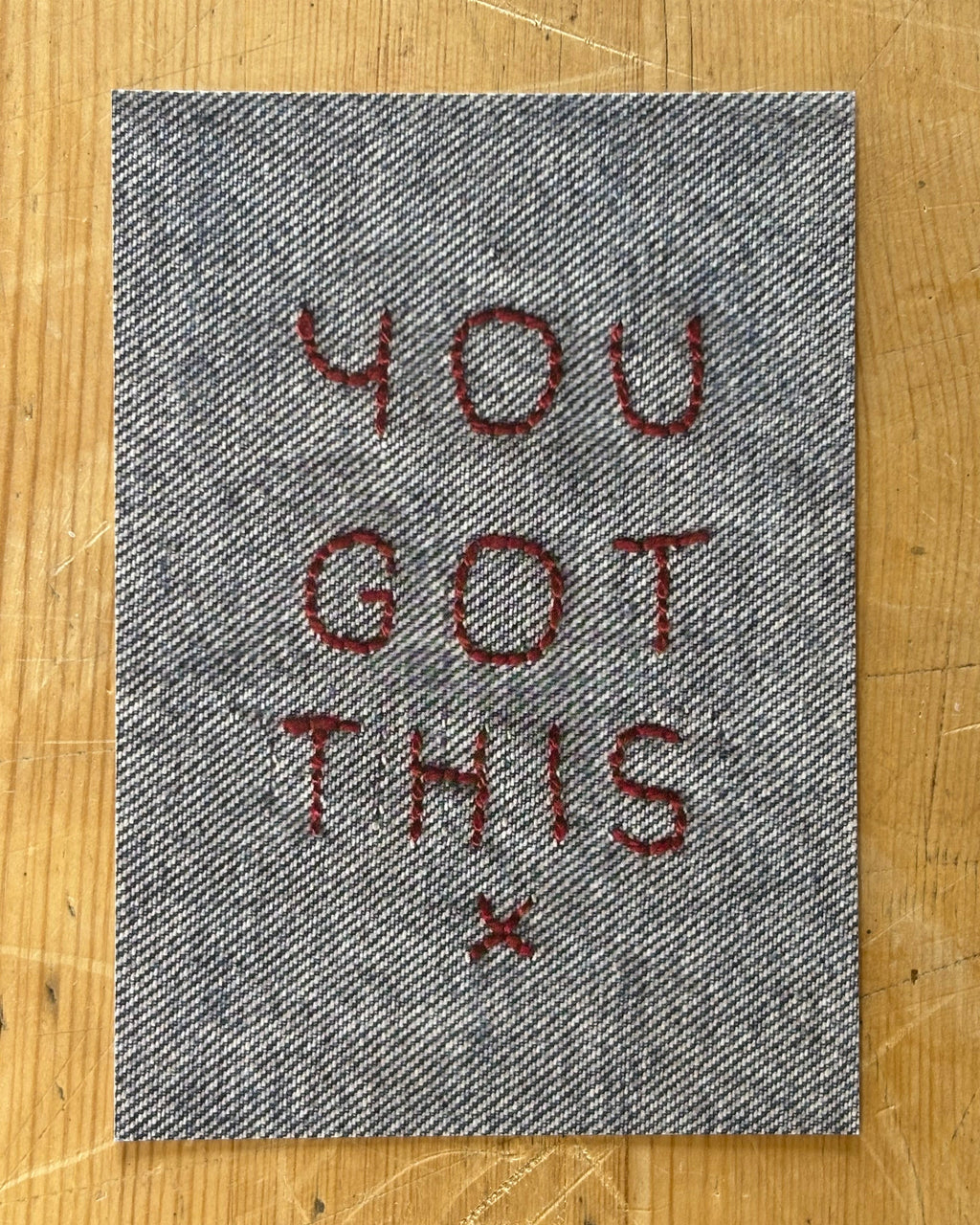 'You Got This' - A6 Embroidery Art Print