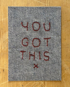 'You Got This' - A6 Embroidery Art Print
