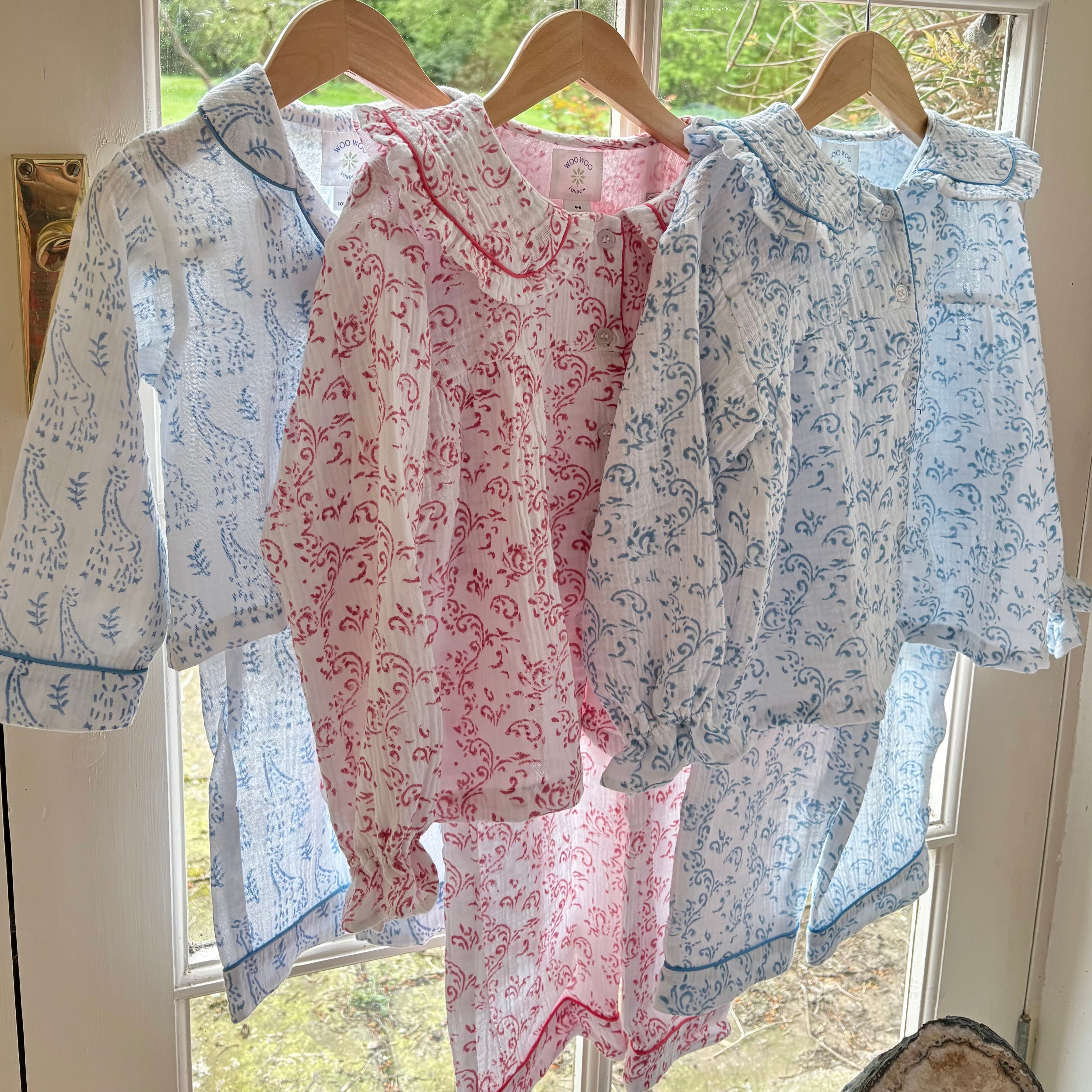 Paisley Organic Muslin Pyjamas