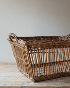 Antique French Wicker Basket