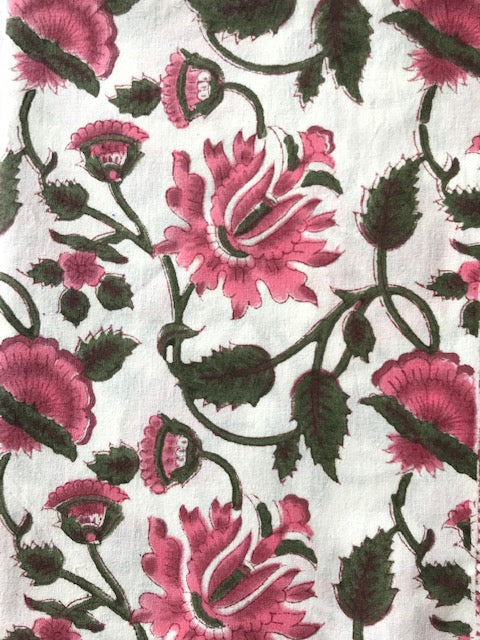 Pink Botanic Tablecloth -SALE