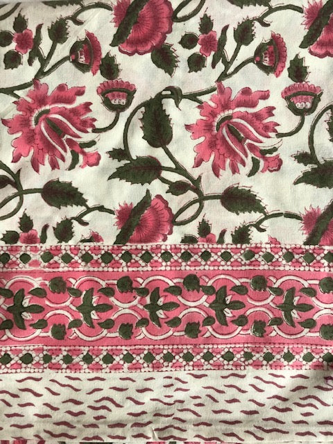 Pink Botanic Tablecloth -SALE