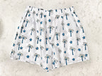 Blue Palm Boxer Short