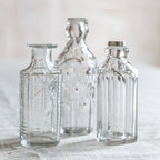 Medium Vintage Cut Glass Diffuser Bottle - Round Bottle image