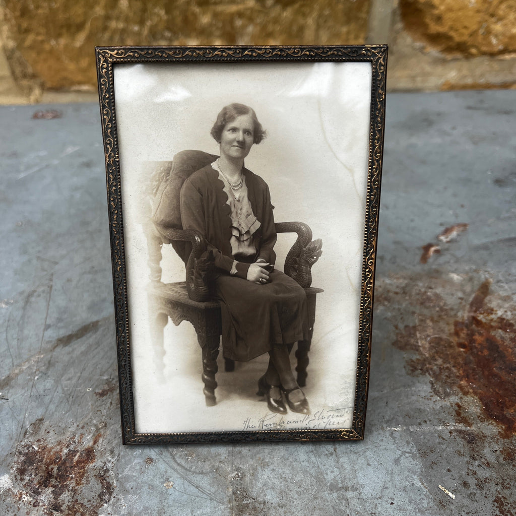 1940's Brass Photo Frame