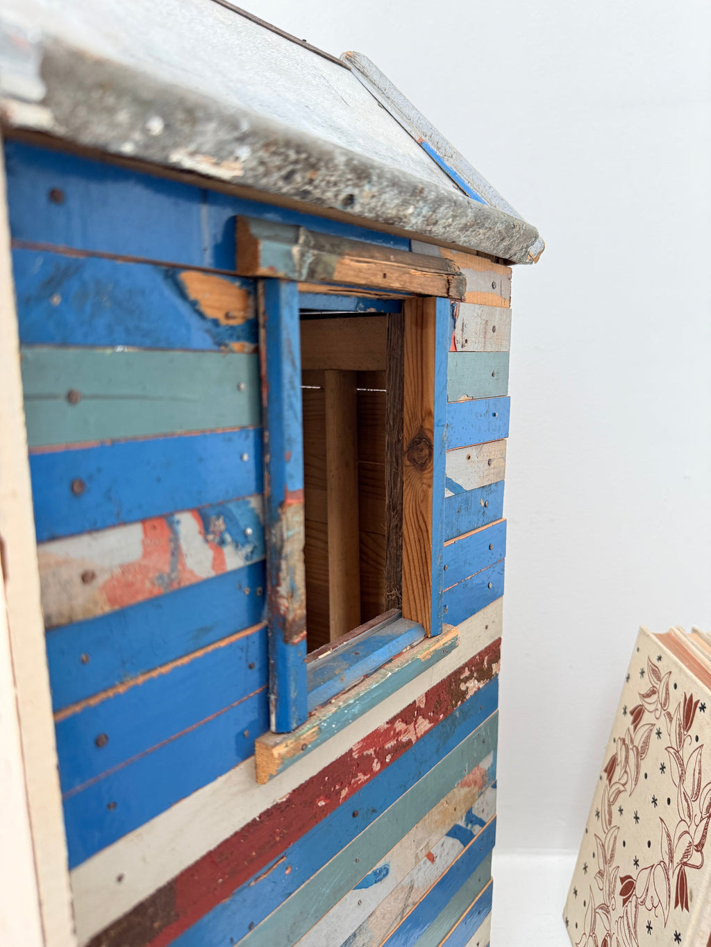 Large Wooden Handcrafted Model Beach Hut