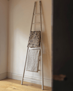 Antique Decorative Ladder in Chippy White Paint