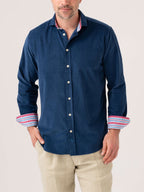 Dark Blue Cord Shirt