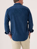 Dark Blue Cord Shirt