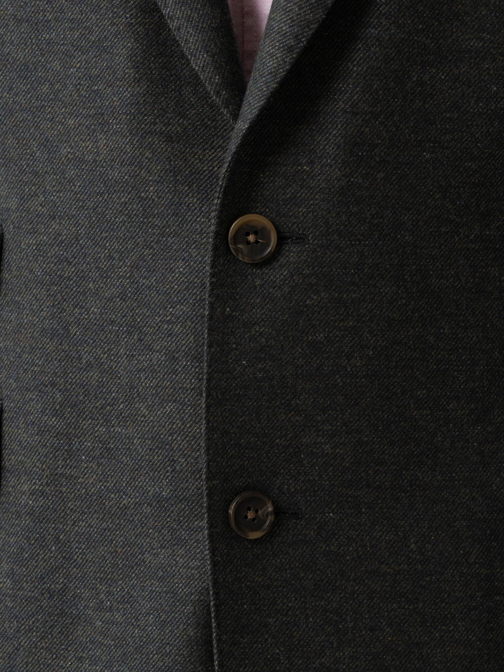 Olive Wool & Cashmere Blend Blazer