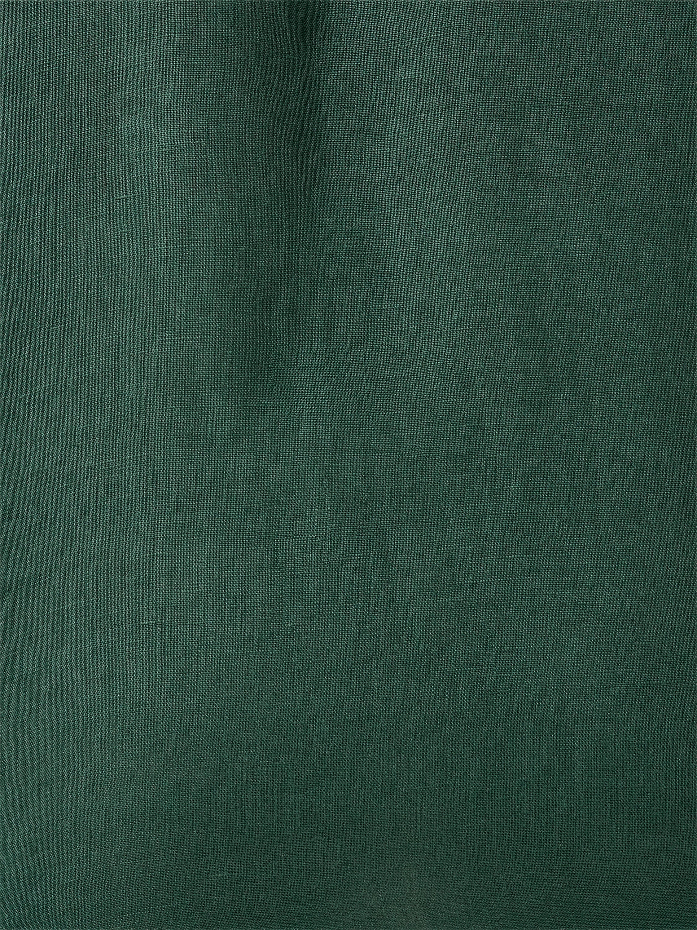 Forest Green Linen Shirt