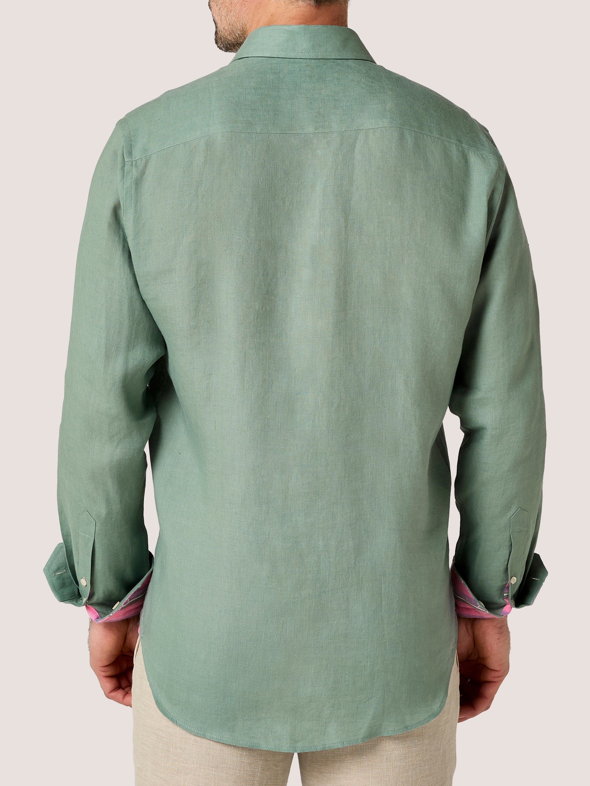 Sage Linen Shirt